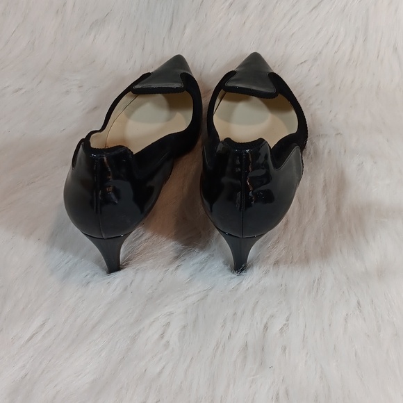 Rupert Sanderson  Designer Black Patent Leather Pumps Sz 38.5/ 8 main image 9